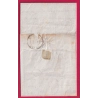 N°10 PC 378 BESANCON DOUBS POUR PONTARLIER SIGNE CALVES LETTRE COVER
