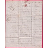 N°10 PC 378 BESANCON DOUBS POUR PONTARLIER SIGNE CALVES LETTRE COVER