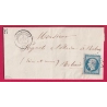 N°15 TTB PC985 COULOMMIERS SEINE ET MARNE POUR REBAIS SIGNE CALVES LETTRE COVER