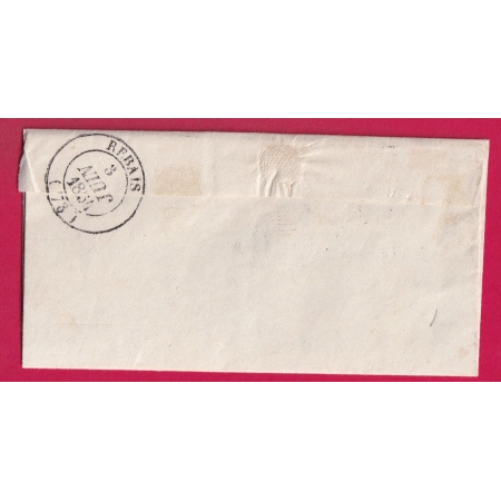 N°15 TTB PC985 COULOMMIERS SEINE ET MARNE POUR REBAIS SIGNE CALVES LETTRE COVER