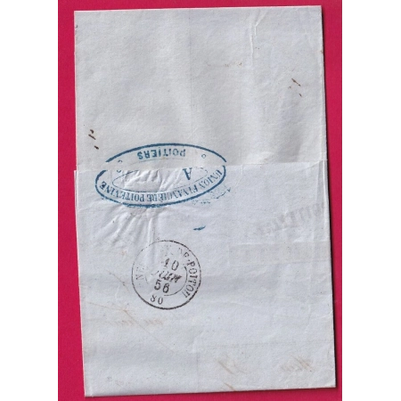 N°16 TTB 3 VOISINS PC 2481 POITIERS VIENNE POUR NEUVILLE  LETTRE COVER