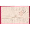 N°22 X2 PARIS BUREAU C POUR MALAGA ESPAGNE LETTRE COVER