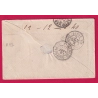 N°22 GC 47 ALAIS GARD ALES TAXE TAMPON 30 AFFR INSUFF POUR FRIBOURG SUISSE POSTES RESTANTES LETTRE COVER