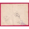 N°111 117 PARIS LEVEE EXCEPTIONNELLE 118 R D'AMSTERDAM POUR ORLEANS LOIRET 1902 LETTRE COVER