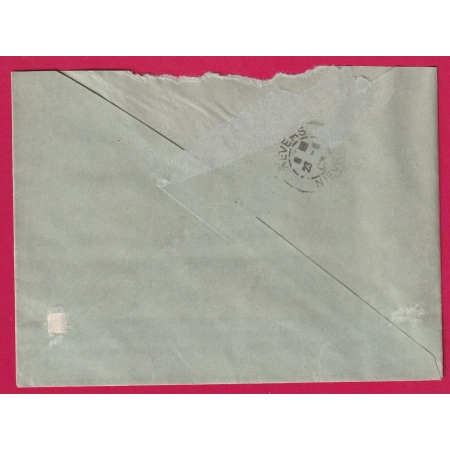 N°126 PARIS LEVEE EXCEPTIONNELLE 118 R D'AMSTERDAM POUR NEVERS NIEVRE 1903 LETTRE COVER