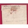 DEBOURSE MANUSCRIT DE MARLY LE ROY SEINE ET OISE RARE NON SIGNALE DEPART COLONIE PAR LORIENT ARMEE DU ROI LETTRE COVER