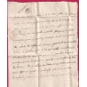 DEBOURSE MANUSCRIT DE MARLY LE ROY SEINE ET OISE RARE NON SIGNALE DEPART COLONIE PAR LORIENT ARMEE DU ROI LETTRE COVER