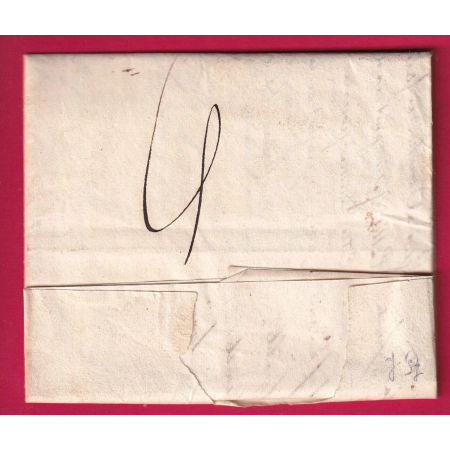MARQUE P78P AUPS VAR INDICE 17 POUR CASSIS BOUCHES DU RHONE 1822 LETTRE COVER