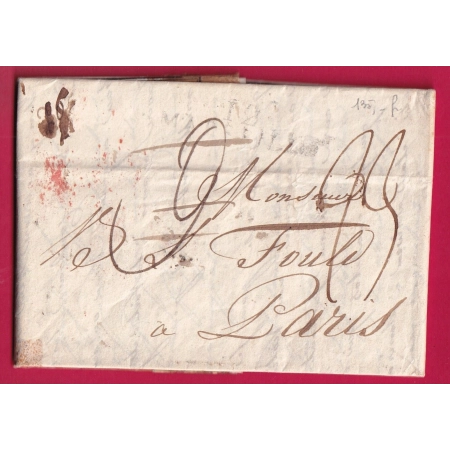 DEBOURSE DEB DE TOULON 1809 INDICE 16 DEPART MARSEILLE LETTRE COVER