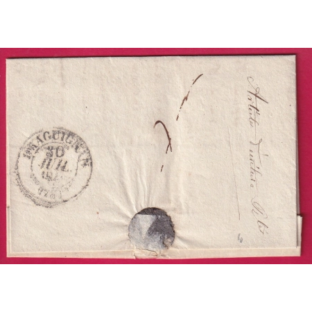 CURSIVE 78 PIGNANS VAR CAD TYPE 14 LE LUC BOITE RURALE A GONFARON + DECIME RURAL POUR DRAGUIGNAN SIGNE MATHIEU LETTRE