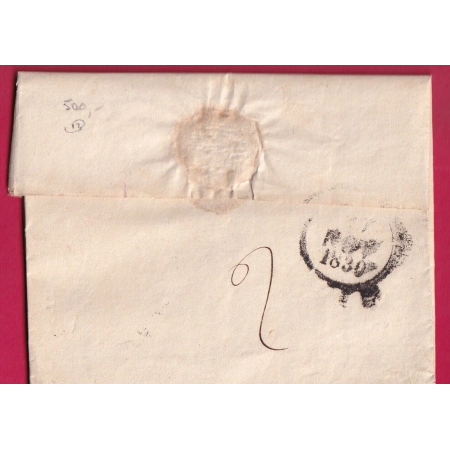 MARQUE P78 FREJUS VAR + CAD TYPE 12 1830 POUR DRAGUIGNAN  LETTRE