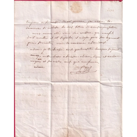 DEDOURSE DEB 64 BAYONNE BASSES PYRENEES 1814 INDICE 17 DEPART BORDEAUX LETTRE COVER