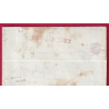 DEBOURSE DEB CINTREY EN ROUGE 44X4 INDICE 22 DEPART 24 BESANCON 1796 ARMEE DU RHIN LETTRE COVER