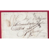 DEBOURSE DEB CINTREY EN ROUGE 44X4 INDICE 22 DEPART 24 BESANCON 1796 ARMEE DU RHIN LETTRE COVER