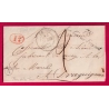 CURSIVE 78 LA GARDE FREINET CAD TYPE 14 LE LUC BOITE RURALE A PLAN DE LA TOUR DECIME RURALE POUR DRAGUIGNAN LETTRE COVER