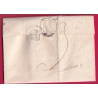 MARQUE P69P HERICOURT HAUTE SAONE 1829 POUR GUEBWILLER INDICE 19 LETTRE COVER