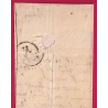 MARQUE ESSAI  FEVRIER 1828 TOULON VAR POUR DRAGUIGNAN INDICE 23 LETTRE COVER