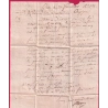 MARQUE ESSAI  FEVRIER 1828 TOULON VAR POUR DRAGUIGNAN INDICE 23 LETTRE COVER