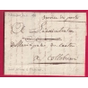 LETTRE EN FRANCHISE SERVICE DES POSTES MARQUE 78 CUERS DANS TEXTE POUR COLLOBRIERES 1797 LETTRE COVER