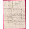 LETTRE EN FRANCHISE SERVICE DES POSTES MARQUE 78 CUERS DANS TEXTE POUR COLLOBRIERES 1797 LETTRE COVER