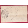 MARQUE CONQUIS P104P TURIN FRANCHISE REGIE IMPERIALE SELS ET TABACS 1808 POUR IVREA ITALIA ITALIE LETTRE COVER