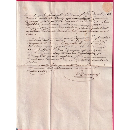 MARQUE CONQUIS P104P TURIN FRANCHISE REGIE IMPERIALE SELS ET TABACS 1808 POUR IVREA ITALIA ITALIE LETTRE COVER