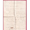 MARQUE 19 CERVIONNE CORSE VOYAGE SOUS BANDE INDICE 18 AN5 1797 LETTRE COVER