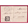 TAXE N°2 CD T15 CASTELLANE + TYPE 22 THORAME  BASSES ALPES POUR CASTELLANE LETTRE COVER