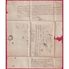 MARQUE FRANCHE DE DOURDAN PP SEINE ET OISE 1785 LENAIN N°4 INDICE 19 POUR PARIS  LETTRE COVER