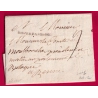 MARQUE DE VERSAILLES SEINE ET OISE 1745 LENAIN N°5 INDICE 12 POUR RENNES ILLE ET VILAINE LETTRE COVER