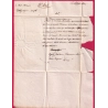 MARQUE P63P BARREGES BASSES PYRENEES 1830 POUR LIMOGES INDICE 19 LETTRE COVER