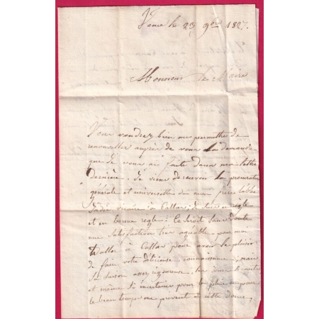 MARQUE P78P VENCE VAR 1827 INDICE 15 POUR CALLAS VAR LETTRE COVER