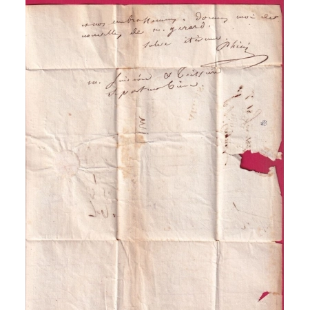 DEBOURSE DEB 78 GRASSE VAR 1828 INDICE 19 DEPART ARRAS PAS DE CALAIS LETTRE COVER