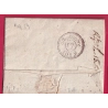 DOUBLE CURSIVE 72 LA QUEUE MONTFORT LAMAURY POUR PARIS 1819 INDICE 21 LETTRE COVER