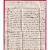 DOUBLE CURSIVE 72 LA QUEUE MONTFORT LAMAURY POUR PARIS 1819 INDICE 21 LETTRE COVER