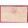 FRANCHISE POLICE GENERALE DE L'EMPIRE POUR LAON AISNE LETTRE COVER