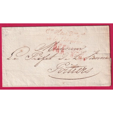 FRANCHISE CONSEILLER ETAT DIR GAL DE LA LIBRAIRIE POUR POITIERS VIENNE LETTRE COVER