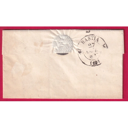 CAD TYPE 11 CORTE CORSE POUR BASTIA INDICE 13 LETTRE COVER