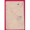 N°.92 CAD JAFFA SYRIE BFE 1884 INDICE 18 POUR CAEN CALVADOS ISRAEL LETTRE COVER