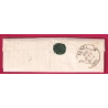 CAD TYPE 13 ALAIS GARD BOITE RURALE K LES PLANS + DECIME RURAL POUR MARSILLARGUE HERAULT 1838 LETTRE COVER