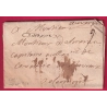 MARQUE MANUSCRIT DE TRAPPES SEINE ET OISE 1736 LENAIN N°1 INDICE 20 POUR CLERMONT AUVERGNE LETTRE COVER