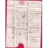 MARQUE MANUSCRIT DE DOURDAN SEINE ET OISE 1727 LENAIN N°1 INDICE 17 POUR LE PUY HAUTE LOIRE LETTRE COVER