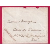 FRANCHISE LE GENERAL GALLIFFET + TEXTE SIGNE POUR PARIS ET BILLET DE RECOMMANDATION 1890 LETTRE COVER