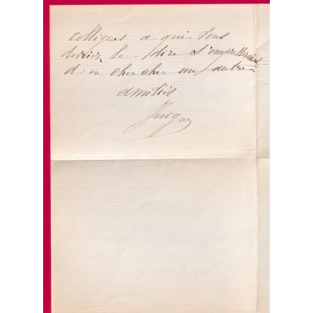 FRANCHISE LE GENERAL GALLIFFET + TEXTE SIGNE POUR PARIS ET BILLET DE RECOMMANDATION 1890 LETTRE COVER