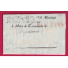 FRANCHISE CONSer ETAT DIRECTEUR DES VIVRES DE LA GUERRE PARIS 1808 IMPRIME LETTRE COVER