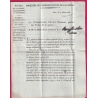 FRANCHISE CONSer ETAT DIRECTEUR DES VIVRES DE LA GUERRE PARIS 1808 IMPRIME LETTRE COVER