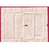 MARQUE P24P PONTARLIER UTILISE EN MARQUE D'ENTREE DEPART PP MORGES SUISSE 1826 POUR RENNES ILLE ET VILLAINE LETTRE COVER