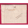 MARQUE P63P CASTELNAU DE MAGNOAC HAUTES PYRENEES 1817 POUR BAYONNE BASSES PYRENEES INDICE 17 38X16.5 LETTRE COVER