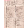 MARQUE P63P CASTELNAU DE MAGNOAC HAUTES PYRENEES 1817 POUR BAYONNE BASSES PYRENEES INDICE 17 38X16.5 LETTRE COVER