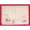MARQUE 72 TRIEL SEINE ET OISE POUR PARIS INDICE 19 LETTRE COVER